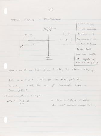 Lot #4027 Gordon Cooper's Handwritten Training Notes (12 pages) for the Gemini 5 Mission - Image 2