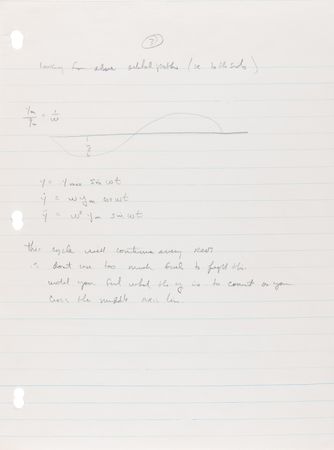 Lot #4027 Gordon Cooper's Handwritten Training Notes (12 pages) for the Gemini 5 Mission - Image 4