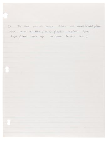 Lot #4027 Gordon Cooper's Handwritten Training Notes (12 pages) for the Gemini 5 Mission - Image 7