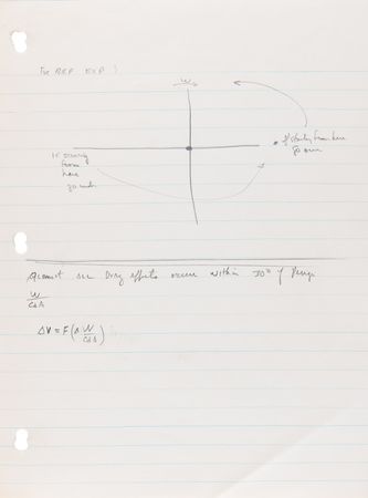 Lot #4027 Gordon Cooper's Handwritten Training Notes (12 pages) for the Gemini 5 Mission - Image 8