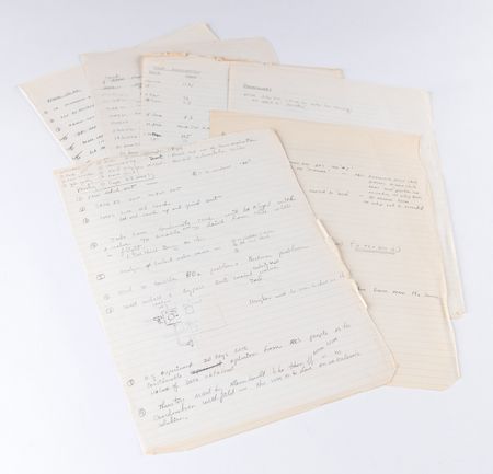 Lot #4005 Gordon Cooper?s Mercury-Atlas 9 Notebook - Over 20 Pages of Handwritten Notes and Sketches for the Faith 7 Capsule - Image 10