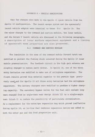 Lot #4095 Apollo 11 Official NAA/FAI ‘Manned Spacecraft Records’ Report Booklet - One of Three Issued by the United States - Image 18