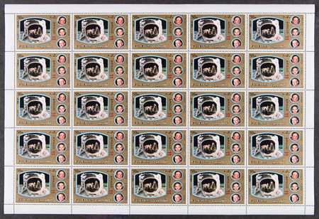 Lot #4253 Stuart A. Roosa's Collection of Project Apollo Stamps - Image 2