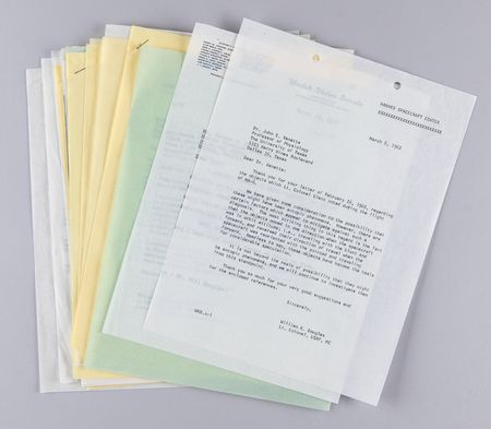 Lot #4012 Project Mercury: William K. Douglas Correspondence Archive of (100+) Letters - Containing TLSs from John Glenn, Robert Gilruth, Henry Luce, and Many Others - Image 8