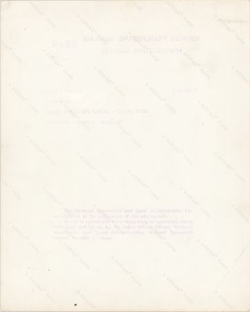 Lot #4057 Edward H. White II Signed Photograph - Image 2