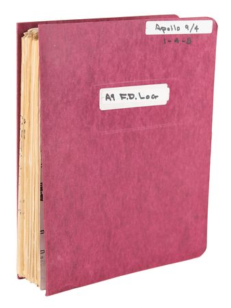 Lot #4361 Gene Kranz's Apollo 9 Flight Director's