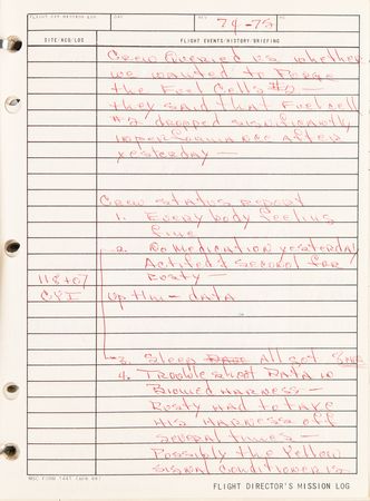 Lot #4361 Gene Kranz's Apollo 9 Flight Director's Logbook - Image 10