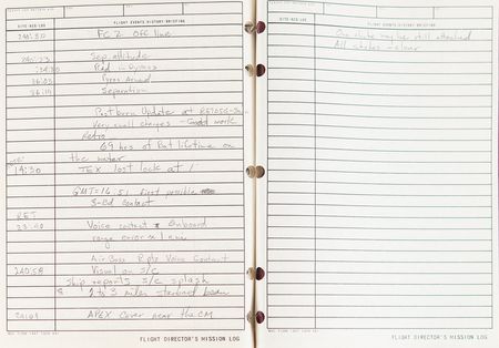 Lot #4361 Gene Kranz's Apollo 9 Flight Director's Logbook - Image 13