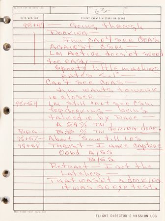 Lot #4361 Gene Kranz's Apollo 9 Flight Director's Logbook - Image 9
