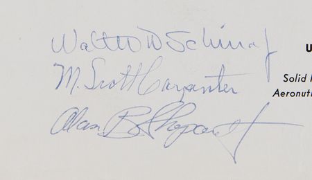 Lot #4004 Mercury 7 Signed 'Blue Scout' Poster - Image 3