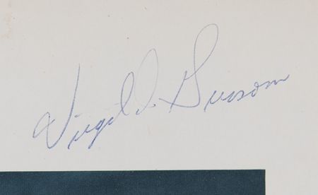 Lot #4004 Mercury 7 Signed 'Blue Scout' Poster - Image 4