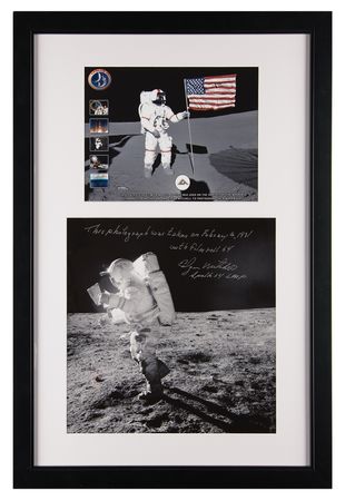 Lot #4247 Edgar Mitchell Signed Photograph and