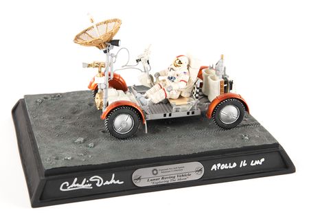 Lot #4286 Charlie Duke Signed Lunar Roving Vehicle