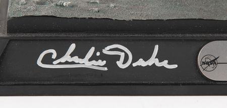 Lot #4286 Charlie Duke Signed Lunar Roving Vehicle Model - Image 2