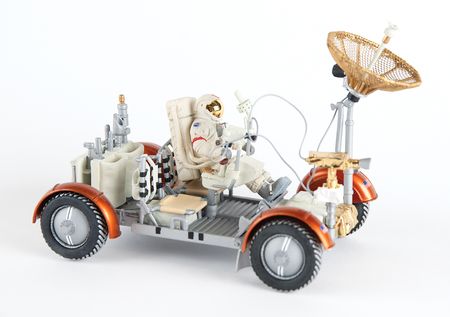 Lot #4286 Charlie Duke Signed Lunar Roving Vehicle Model - Image 5
