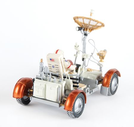 Lot #4286 Charlie Duke Signed Lunar Roving Vehicle Model - Image 6
