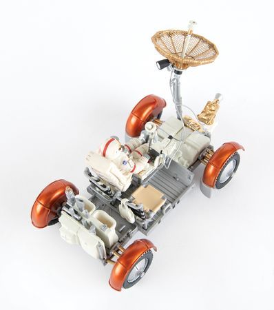 Lot #4286 Charlie Duke Signed Lunar Roving Vehicle Model - Image 7