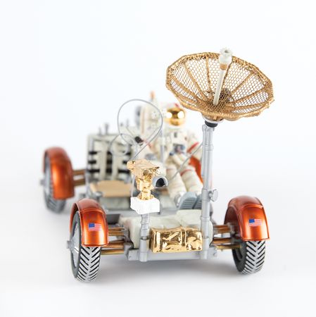 Lot #4286 Charlie Duke Signed Lunar Roving Vehicle Model - Image 8