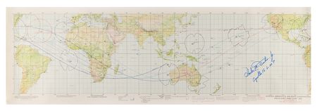 Lot #4289 Charlie Duke (2) Signed Apollo 16 Charts - Image 4