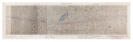 Lot #4289 Charlie Duke (2) Signed Apollo 16 Charts - Image 5
