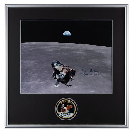 Lot #4155 Michael Collins Signed Photograph