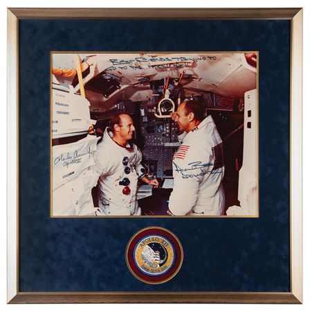 Lot #4214 Charles Conrad and Alan Bean Signed