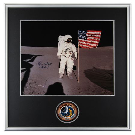 Lot #4250 Edgar Mitchell Signed Photograph