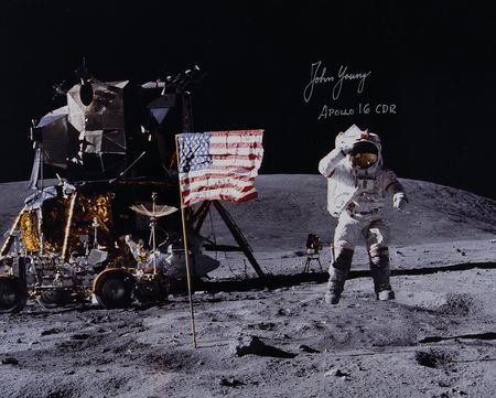 Lot #4292 John Young Signed Photograph - Image 2