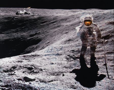 Lot #4287 Charlie Duke Signed Photograph - Image 2