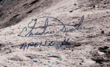 Lot #4287 Charlie Duke Signed Photograph - Image 3