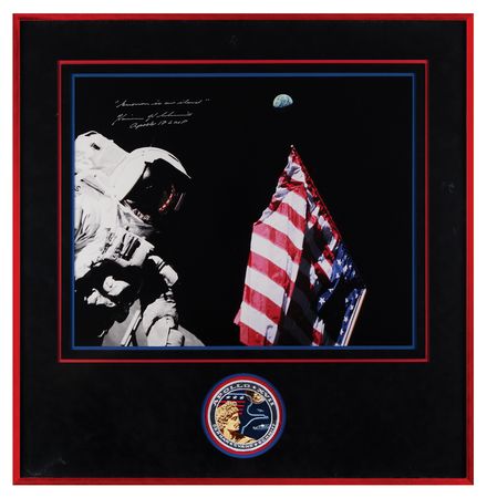 Lot #4307 Harrison Schmitt Signed Photograph