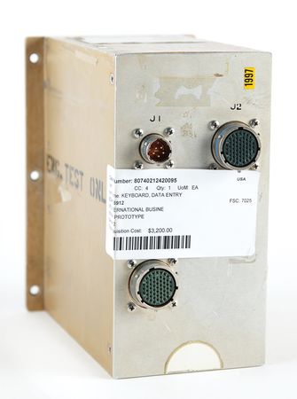 Lot #4378 Space Shuttle Data Entry Keyboard Engineering Prototype - Image 3