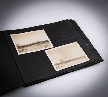 Lot #4420 Wright Brothers: Original c. 1908?1909 Photo Album by Jimmy Hare, with First Published Photos of Wright Flyer - Image 1