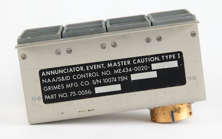 Lot #4346 Apollo Command Module Master Caution and Event Annunciator Panel - Image 5
