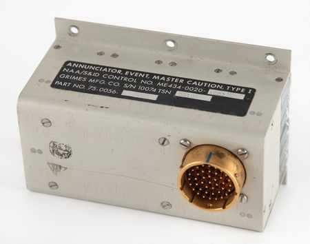 Lot #4346 Apollo Command Module Master Caution and Event Annunciator Panel - Image 6