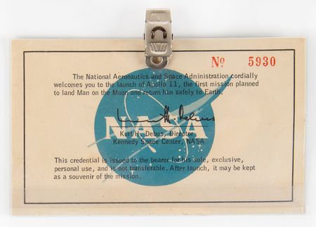 Lot #4149 Apollo 11 VIP Launch Badge - Image 2