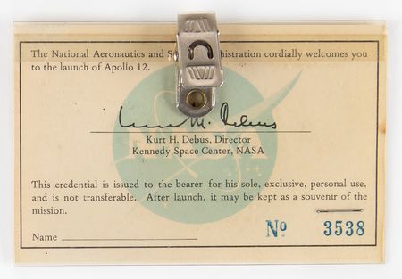 Lot #4174 Apollo 12 Launch Badge - Image 2