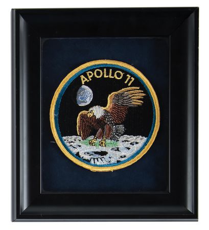 Lot #4111 Neil Armstrong's Apollo 11 'Biological Isolation Garment' Crew Patch by Texas Art Embroidery - Image 2