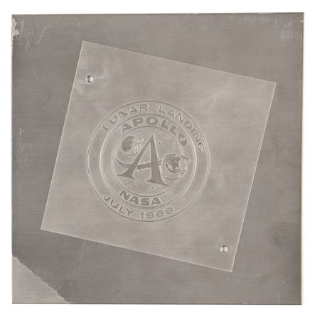 Lot #4122 Apollo 11 Medallion Die Proof Strike and (3) Original Negatives - Image 1