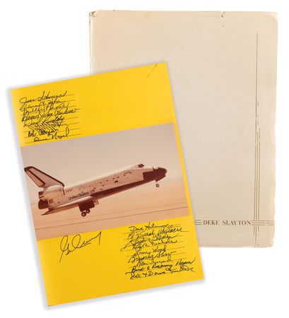 Lot #4370 Deke Slayton's Multi-Signed NASA