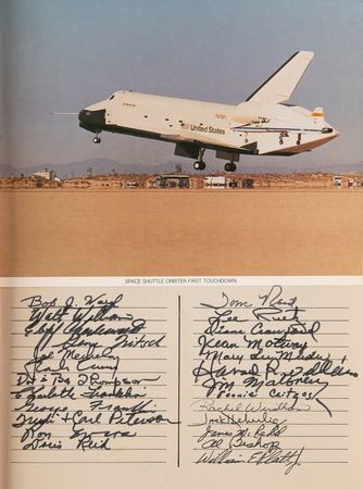 Lot #4370 Deke Slayton's Multi-Signed NASA Retirement Booklet - Image 3