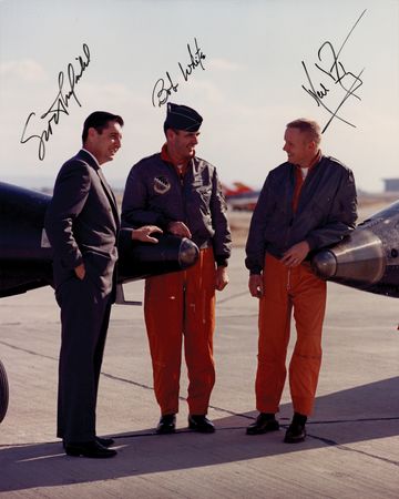 Lot #4431 Neil Armstrong, Scott Crossfield, and