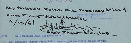 Lot #4359 Gene Kranz's MA-4 Mission Rules Notebook - Image 3