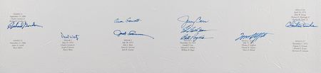 Lot #4309 Astronauts (24) Multi-Signed Limited Edition Print by Alan Bean - 'Reaching for the Stars' - Image 4