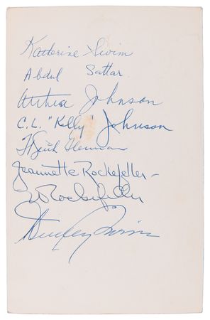 Lot #4137 Apollo 11 (6) Items from President Nixon's State Dinner - Image 3