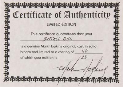 Lot #270 William F. 'Buffalo Bill' Cody: Mark Hopkins Limited Edition Bronze Sculpture - Image 5