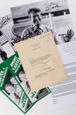Lot #70 Jimmy Carter (6) Signed Items - Image 1