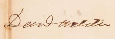 Lot #13 John Tyler and Daniel Webster Document Signed as President and Secretary of State - Image 3