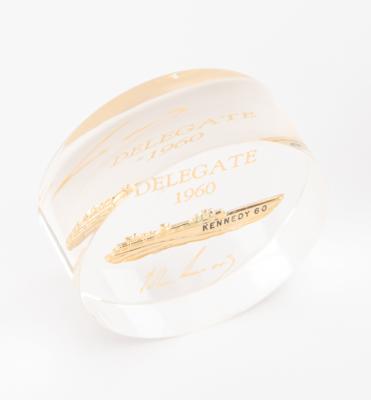 Lot #132 John F. Kennedy 1960 DNC Delegate Paperweight - Image 3