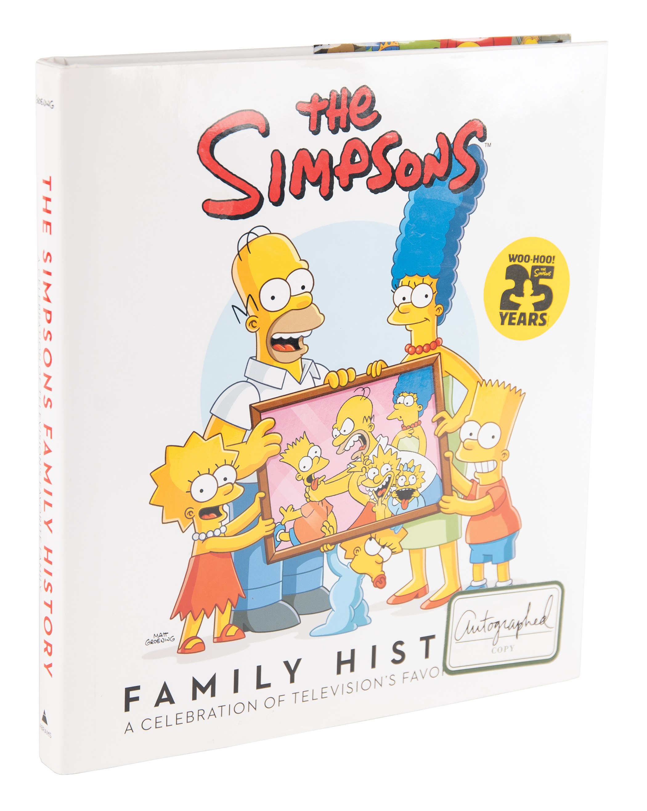 Lot #568 Matt Groening Signed Book with 'Bart Simpson' Sketch - Image 3